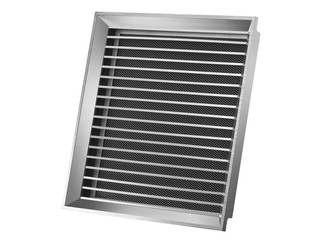Ceiling heater white background