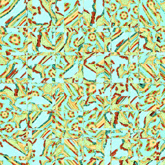 dynamic squares pattern in irregular elements