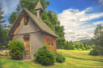 Eine kleine Kirche in Titisee