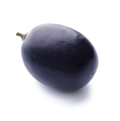 Fresh ripe grape on white background