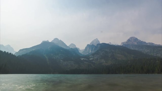 Time-lapse of Bradley Lake in Grand Teton National Park