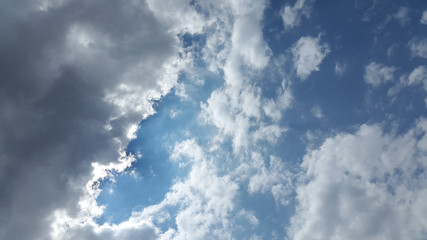 Clouds in the sky