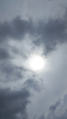 Obraz premium the sun among the clouds