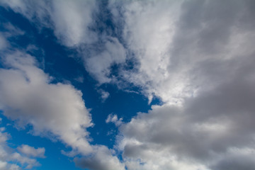 Obraz premium Clouds on blue sky.