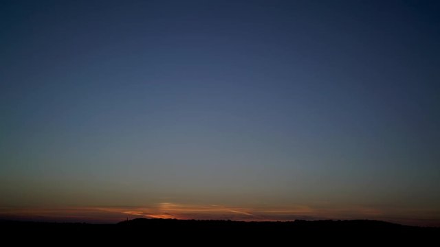 Sunrise time lapse