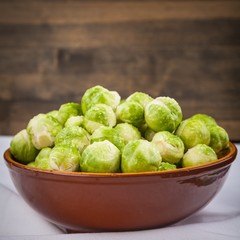 Bowl of brussel sprouts