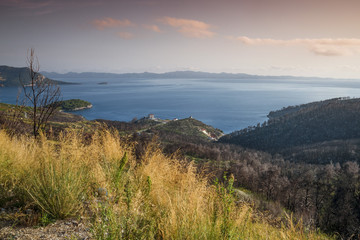 Amazing landscape from Croatia, near Orebic town