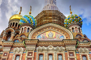 Fototapeta na wymiar St Petersubrg landmarks, Russia