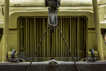 Aggressive military engineering truck.