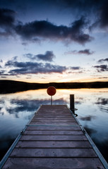 Fototapeta premium Lough Fea northern Ireland