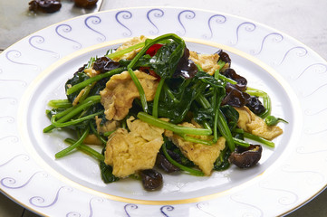 Vegetable scrambled eggs