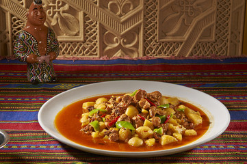 Chinese Xinjiang gourmet big chicken