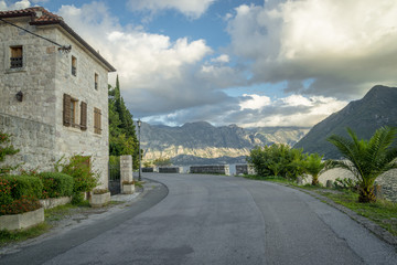 Fototapeta na wymiar Perast town in Montenegro