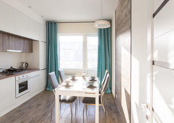 Interior of modern kitchen