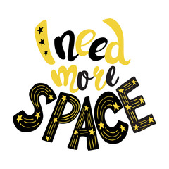 I need more space lettering