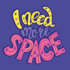 I need more space lettering