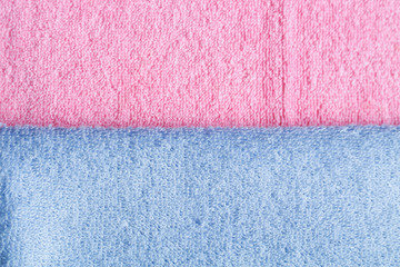 Clean soft color towels