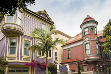 Victorian houses in San Francisco