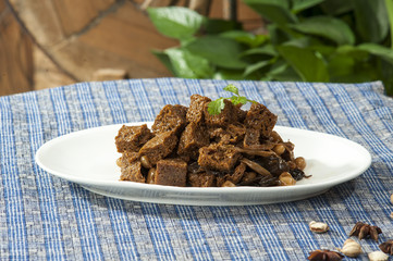 Chinese cuisine, brine, tofu