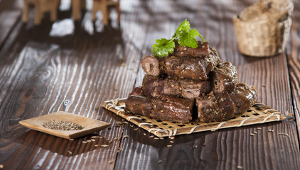 Chinese food spicy duck neck