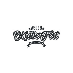Oktober Festival banner , Oktoberfest typography lettering 