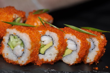 food, meal, plate, sushi, sandwich, salad, bread, gourmet, cheese, dinner, snack, fresh, salmon, white, appetizer, vegetable, green, meat, healthy, seafood, tomato, lunch, cucumber, fish, cuisine