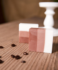 Chocolate-flavored bath soap