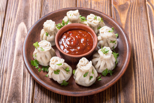 Georgian dumplings khinkali