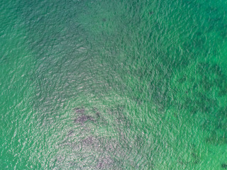 Sea surface aerial view and top view. Beautiful nature background.
