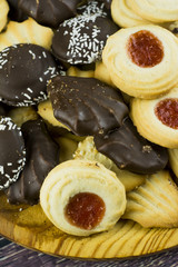 Different types of cookies biscuits