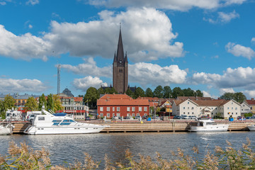 Mariestad the port church and town september 8 2018