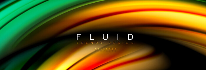 Fluid color motion concept