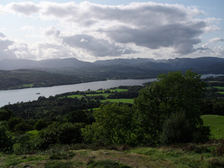 湖水地方の風景