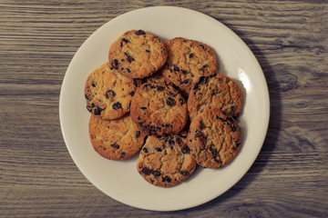 cookies on a plate