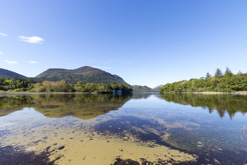 Fototapeta na wymiar Muckross lake at Killarney National Park