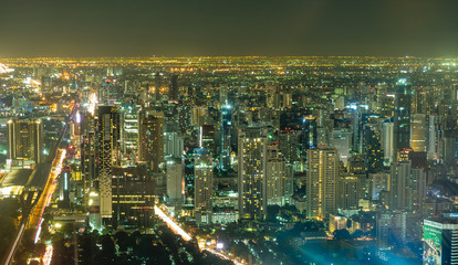 Obraz premium many building in the city landscape