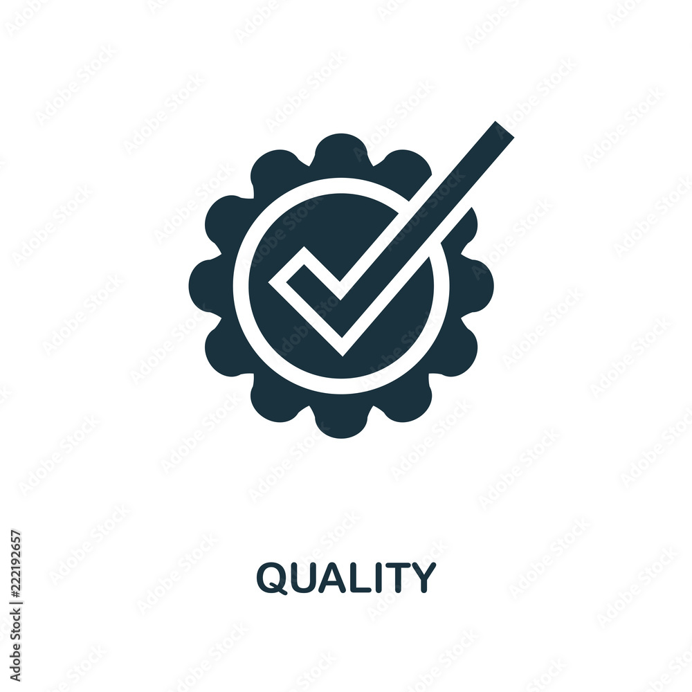 Poster quality icon. monochrome style design from e-commerce icon collection. ui. pixel perfect simple pict