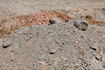 Bausand - Bauschutt