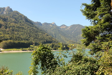 Blick auf den Schwarzensee bei St. Wolfgang im Salzkammergut