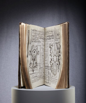 Ornate magic spellbook