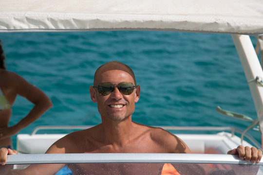 Skipper in barca