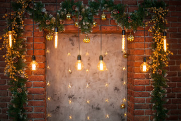 beautiful decorated christmas room