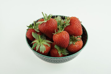 Strawberries in bowl