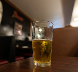 beer glass is half full or half empty