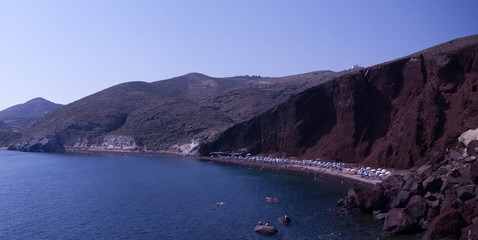 Fototapeta premium View from Santorini, Greece