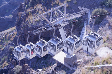 The mountain cable car