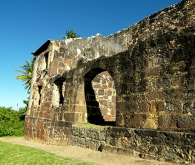 Parede de uma edificação antiga