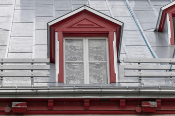 Fenêtre, architecture vieux Québec, Canada