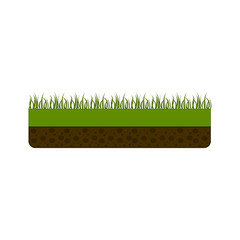 Isolated pixelated grass icon