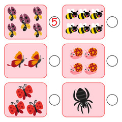 math game vector design for kid